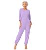 Special Needs & Disability Romper for Women S-XXL: Adaptive Jumpsuit with Double-End Zip, Long Sleeve Pants for Easy Care