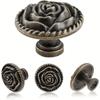 8pcs Vintage Drawer Pulls,Round Dresser Pulls,Drawer Knobs,Vintage Cabinet Knobs,1.22*0.94 Inches,For Nightstand,Cabinet,Drawer,Cabinet Pulls