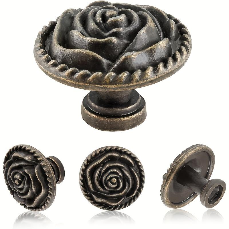 8pcs Vintage Drawer Pulls,Round Dresser Pulls,Drawer Knobs,Vintage Cabinet Knobs,1.22*0.94 Inches,For Nightstand,Cabinet,Drawer,Cabinet Pulls
