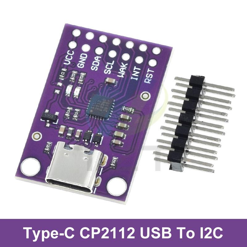 1/3 шт. Отладочная плата CP2112 Micro/Type-c USB в I2C модуль для Arduino