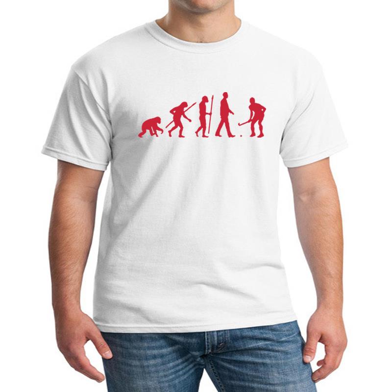 Evolution Field Hockeyer Unisexs Print Tshirt 100 Cotton Male Tops Tee Casual Popular Fashion Oneck T Shirt Harajuku Streetwear