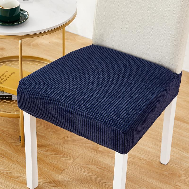 Thick Stretch Printed Dining Chair Covers Elastic Slipcover Protector For Kitchen Room Seats