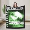 Silent Hill Blanket Flannel Print Halloween Horror Breathable Super Soft Throw Blankets for Bed Car Bedding Throws