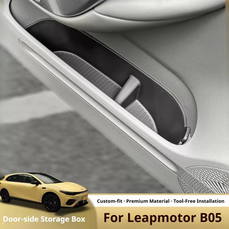 Для Leapmotor B05 Lafa 5 2026 Водонепроницаемый Пятноустойчивый Износостойкий Органайзер для Хранения в Дверной Карте Аксессуары для Салона