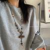 Винтажное деревянное бусинное ожерелье-птица - Женская ретро-цепочка для свитера