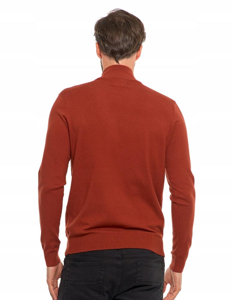 Men's Sweater Elegant Classic Turtleneck Fashionable Long Sleeve MORAJ XXL beige