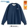 Jeanswest Men's & Couple's Fleece-Lined Casual Pullover Sweatshirt