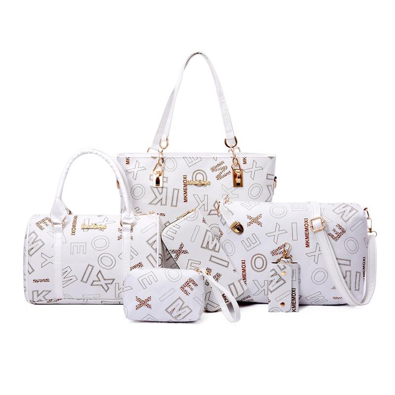 Новая ретро сумка большой вместимости для мамы и ребенка, набор из нескольких предметов, женская сумка, сумка-кроссбоди на одно плечо