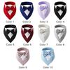 Lovely Adjustable Pet Accessories Bow Tie Collar Pet Saliva Towel Formal Tie Dog Necktie