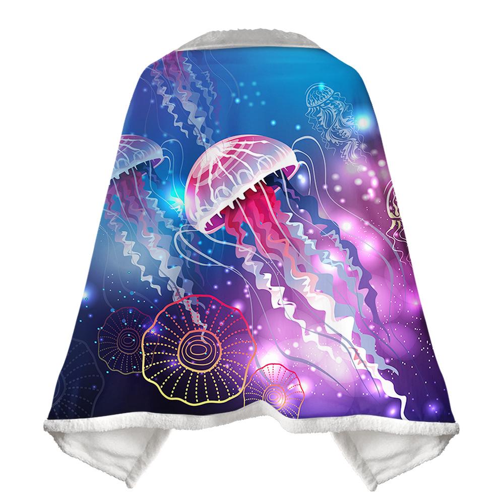 3D фланелевое теплое комфортное легкое волшебное одеяло разных размеров для дома и офиса, путешествия, кровати, дивана, моющееся одеяло