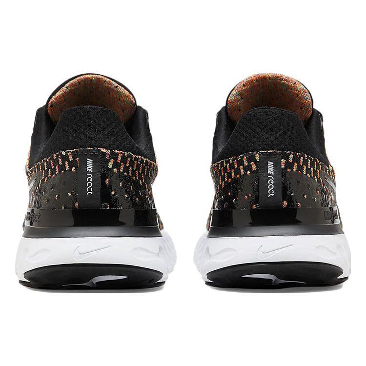 Nike React Infinity Run Flyknit 3 Black Multi Women Sneakers Blue-Glow Pink-Prime White DD3024-002