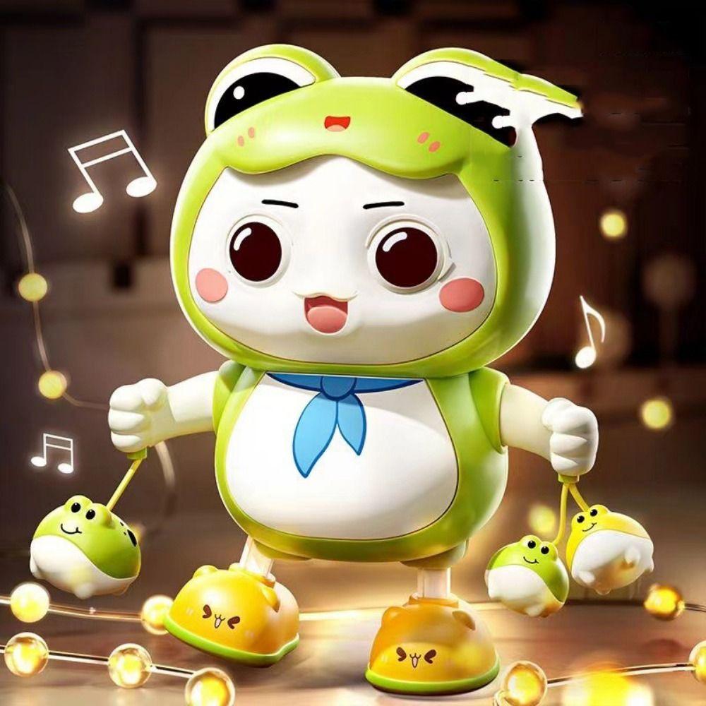 Свет и звук Электронные питомцы Танцующая игрушка Лягушка Ходячая Танцующая Движущаяся Кукла Детские Подарки
