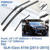 3 шт. для Benz GLA-Class X156 2013-2015 24 "19" 12 "передние и задние щетки стеклоочистителя лобовое стекло резак для окон аксессуары 2013 2014 2015