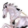 Yousheng Oil Dripping Running Horse Brooch Sweater Cardigan Coat Business Suit Zodiac Animal Lapel Pin Men Women Fashion Jewelry Clothing Accessories