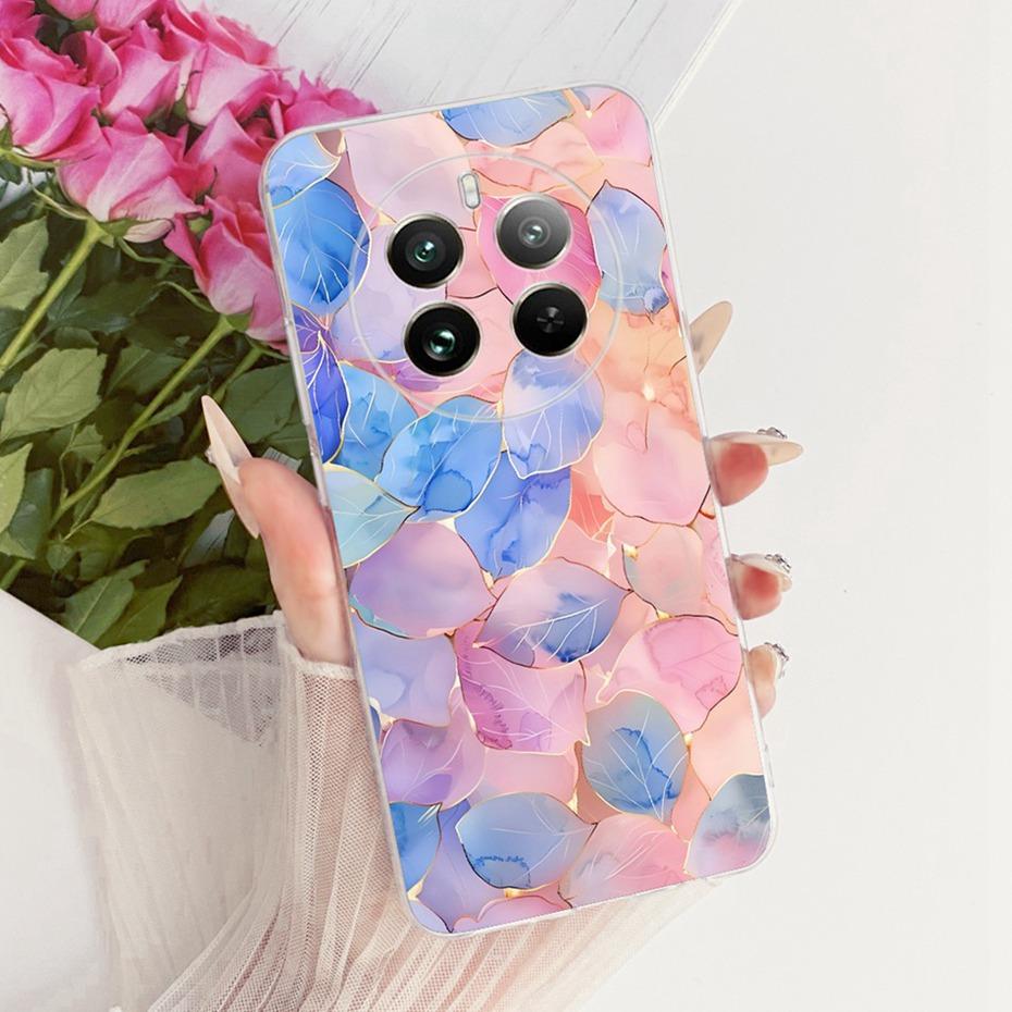 Милый Чехол с Принтом для Realme 12 Pro+ / 12 Pro Мягкий Силиконовый TPU Чехлы для Realme 12Pro Plus 5G Чехлы-Бамперы