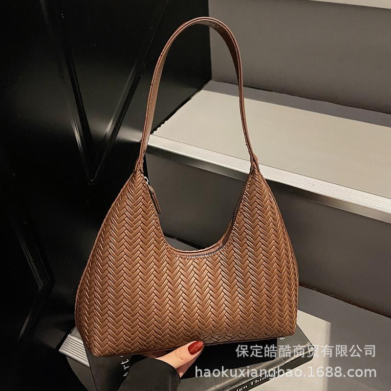 Женская сумка под мышкой 2025 новая высококачественная вместительная ретро сумка через плечо для повседневной работы и поездок, сумка-мессенджер