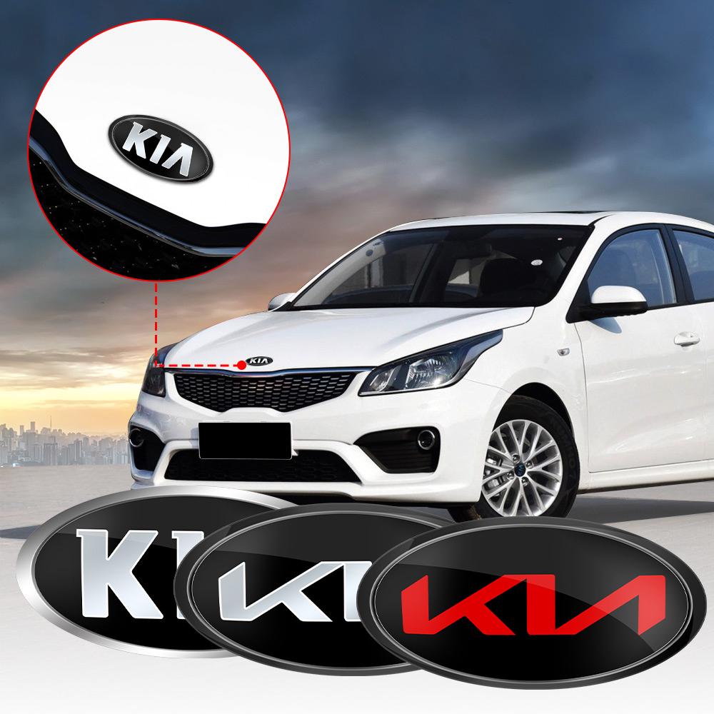 Car Front Head Hood Bonnet Emblem Rear Tail Bumper Trunk Sticker for KIA Sportage Ceed Sorento Cerato Picanto Rio Soul K5 K3 K2