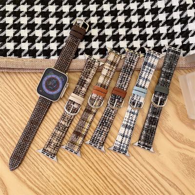 Нейлоновый ремешок для часов iWatch Band 44 мм, 40 мм, 41 мм для iWatch Series 8, 7, 6 Se, 5, 4, 3, 2, 1, ремешки для часов 38 мм, 42 мм, 45 мм, браслет