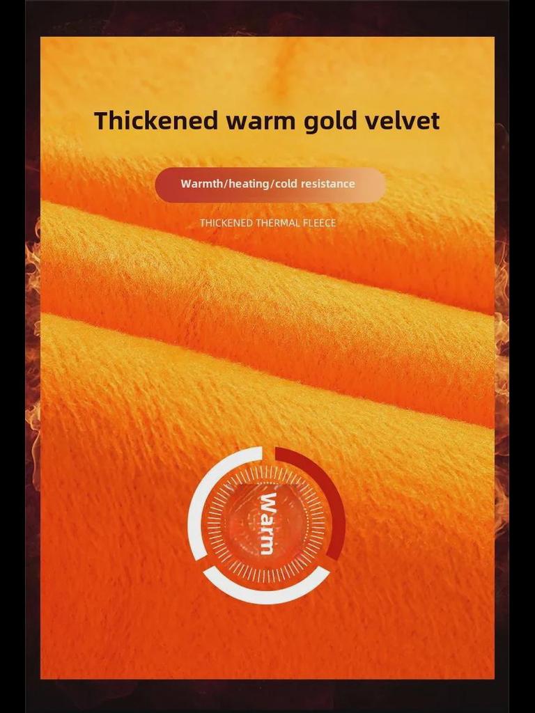 Вельветовые мужские брюки-стрейч с высокой талией: Плотные, свободные, прямые брюки на осень/зиму