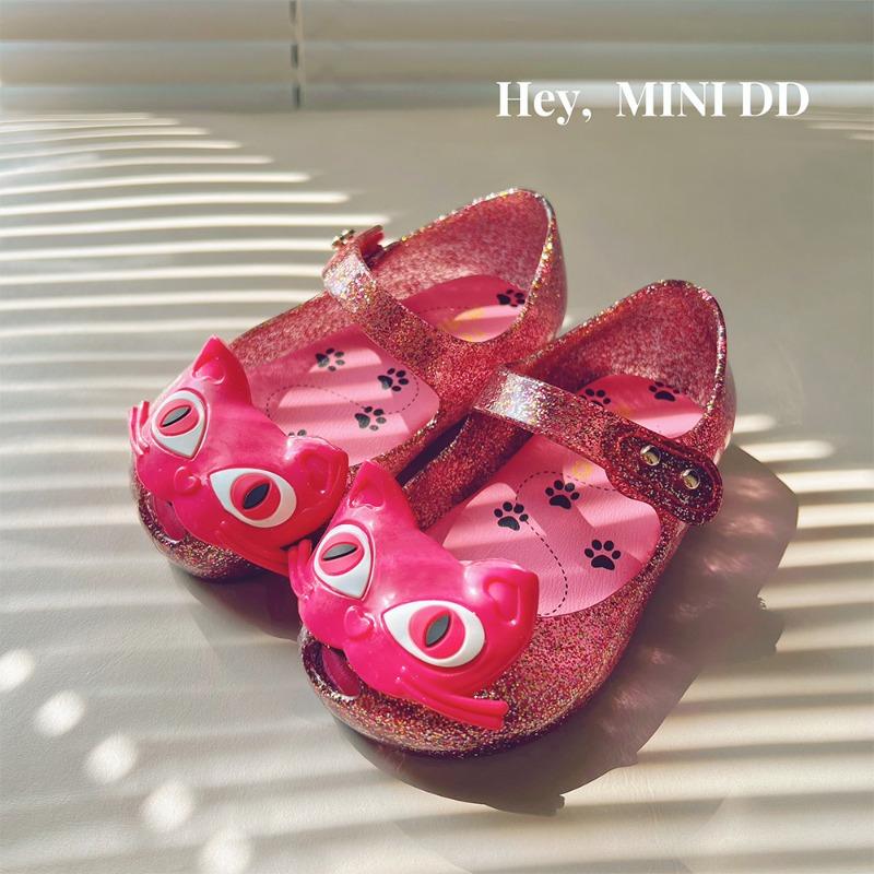 New Cute Children's Sports Sandals Fish Mouth Hollow Comfortable Soft Sole Girls Jelly Shoes Multi-specification
