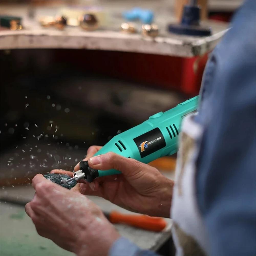 Мини-дрель Dremel 220 В/110 В DIY электроинструменты Мини-электродрель шлифовальная ручка ручная дрель полировальная машина вращающийся инструмент