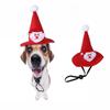 Pet Cat and Dog Christmas Decorating Hat Puppy Kitten Funny Headgear Santa Claus Style Pet Headwear Costume Accessories Cat Hat