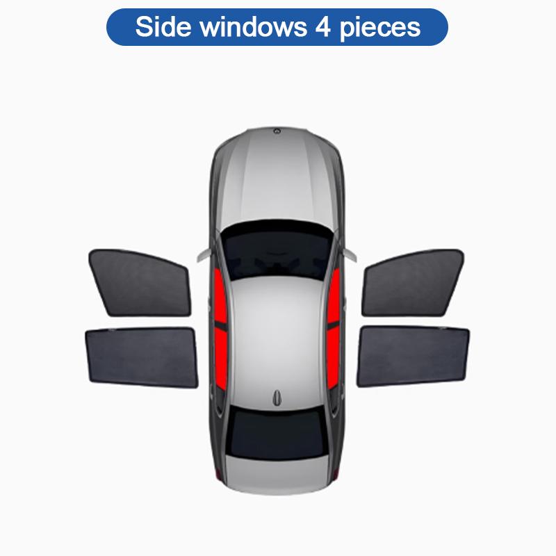 Custom Sun Visors For Toyota Corolla Touring Sports E210 2019~2025 Car Mesh Sunshade Magnetic Shade Window Curtains Accessories