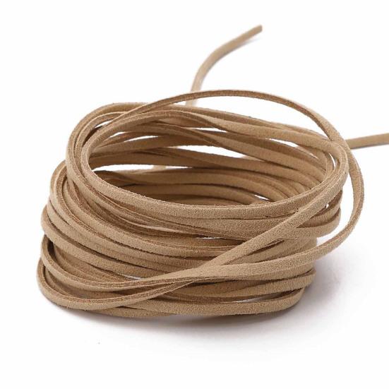 2 шт. бархатной веревки длиной 4 м и шириной 3 мм бархатный шнур для самостоятельного изготовления шнурков для обуви, изготовления ювелирных изделий, ремешков, ожерелий, браслетов, плетеных веревок