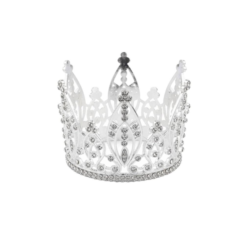 Shiny Queen Tiara Crown Vintage Princess Rhinestone Tiara  Birthday Head Jewelry