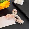 Colorful Acetate Grab Clip Korean Style Large Shark Clip Elegant Bow Hair Claw  Ladies