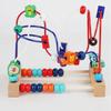 Wooden Beads Bead Maze Math Puzzle Intelligence Building Blocks Early Education Toys  Children Kids