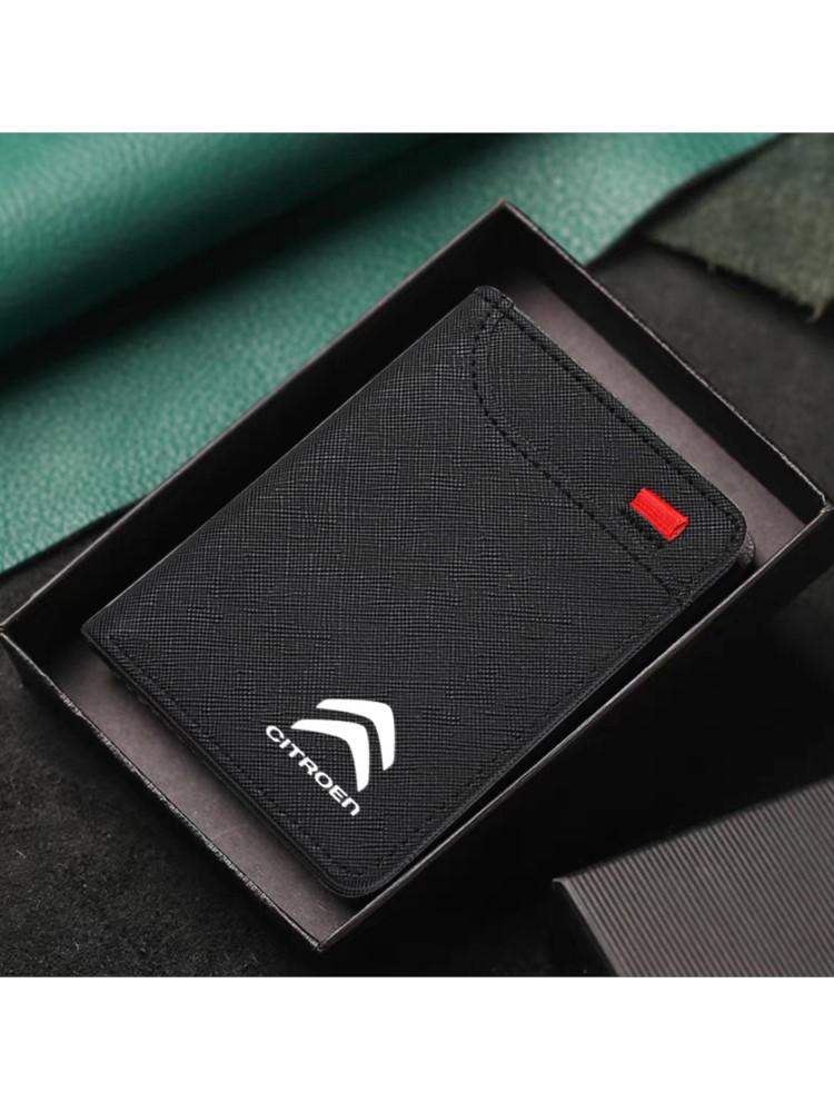 Car Men's Wallet motor vehicles Card Ticket Storage Bag For Citroen C3 C4 CACTUS C6 C8 C3-XR Picasso Grand DS3 DS5 Accessories aje256