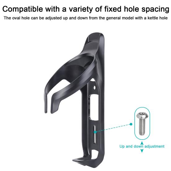 Bike Mount Water Bottle Holder High Strength Easy To Install Universal Fit Bike GPS Tracker Anti-Theft Water Bottle Cage for AirTag