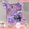 Cartoon Princess Hair Accessories Set Girls Clips Elastic Bands Gift Box Birthday Party Ages 3-10