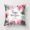 Christmas Red Pillow Set Christmas Printed Sofa Gift Home Decoration Pillowcase Christmas Gift Pillowcase