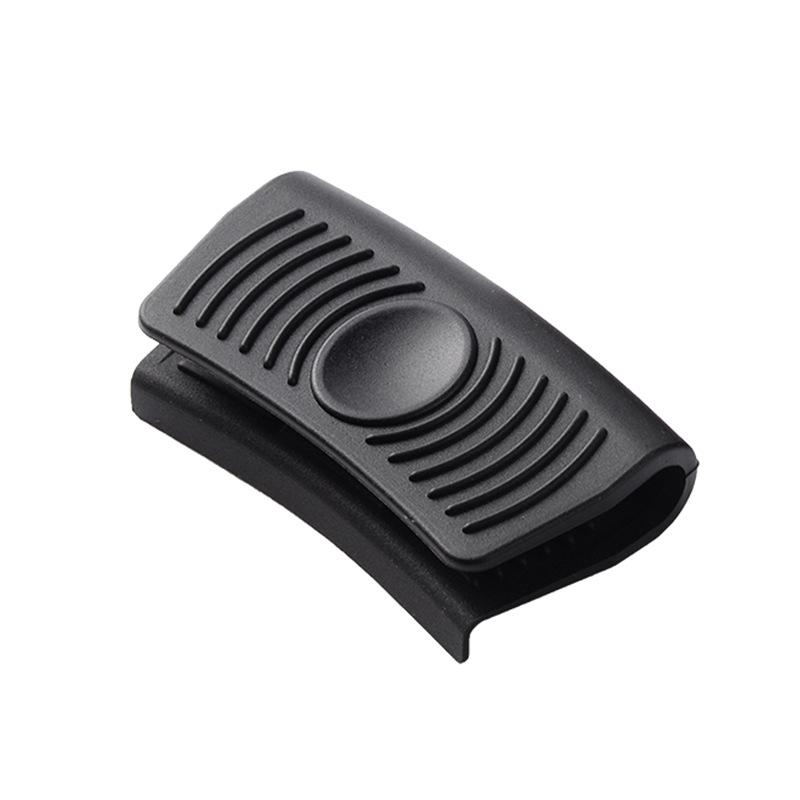 Силиконовые ручки-держатели для горячих кастрюль и сковородок, изолированные, для чугунной сковороды-вока, сковороды (Красный и черный) Крышка ручки