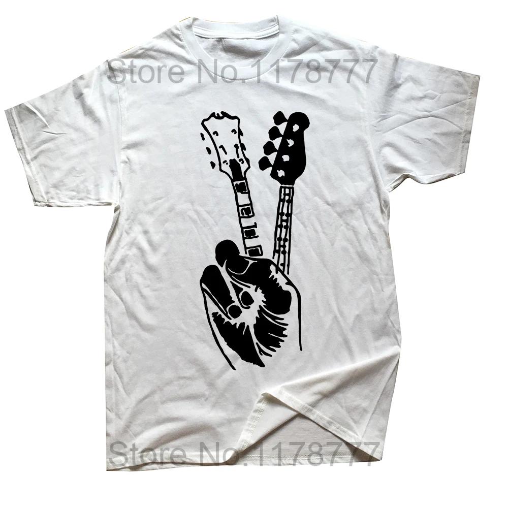 Забавный бас-гитарист, гитарист, музыкальная школа, винтажные футболки, уличная одежда, короткий рукав, подарки на день рождения, летняя стильная футболка