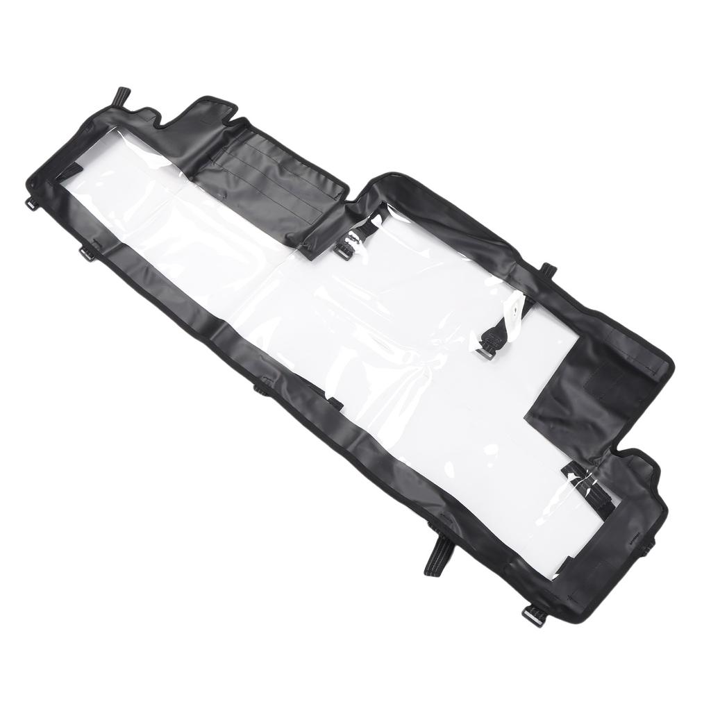 UTV Soft Rear Windshield Excellent Visibility Anti Dust PVC UTV Rear Windscreen Replacement for Maverick X3