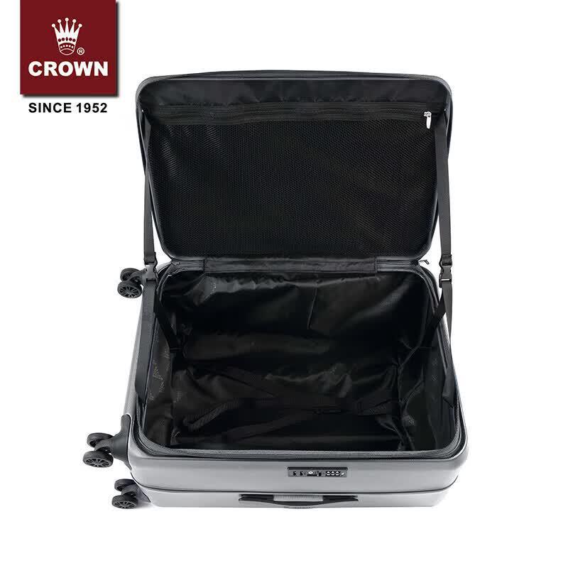 CROWN C-F2016H 20-inch Lightweight PET Front Pocket Spinner Luggage
