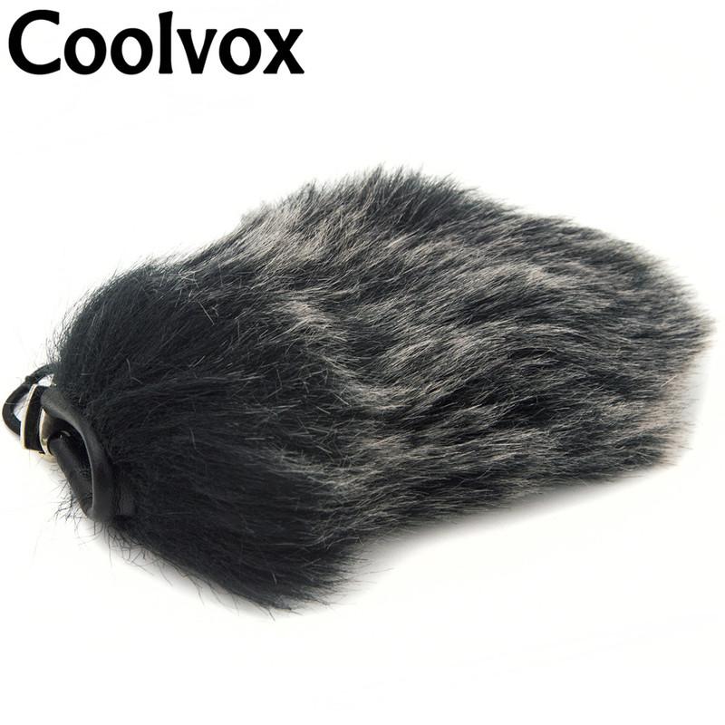 Coolvox Artificial Fur Wind Shield Microphone Windshield Windscreen Muff for Microphone 6.5cm