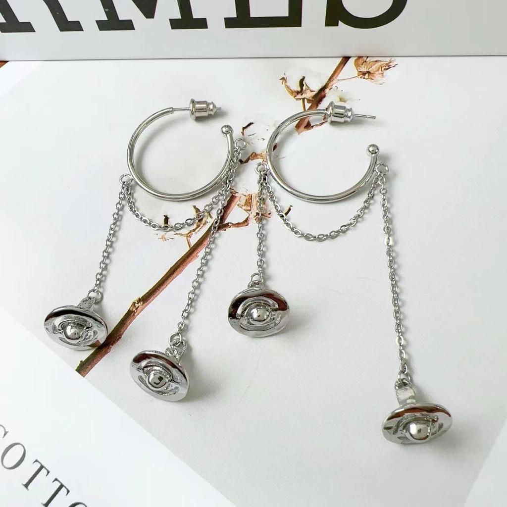 Серьги-кисточки Сатурн: Элегантный, легкий роскошный дизайн для женщин