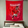 Marcus Rashford Wall Tapestry Aesthetic Wall Hanging Printed Fabric Blanket Decorative Tapestries for Bedroom Living Room Home Decor