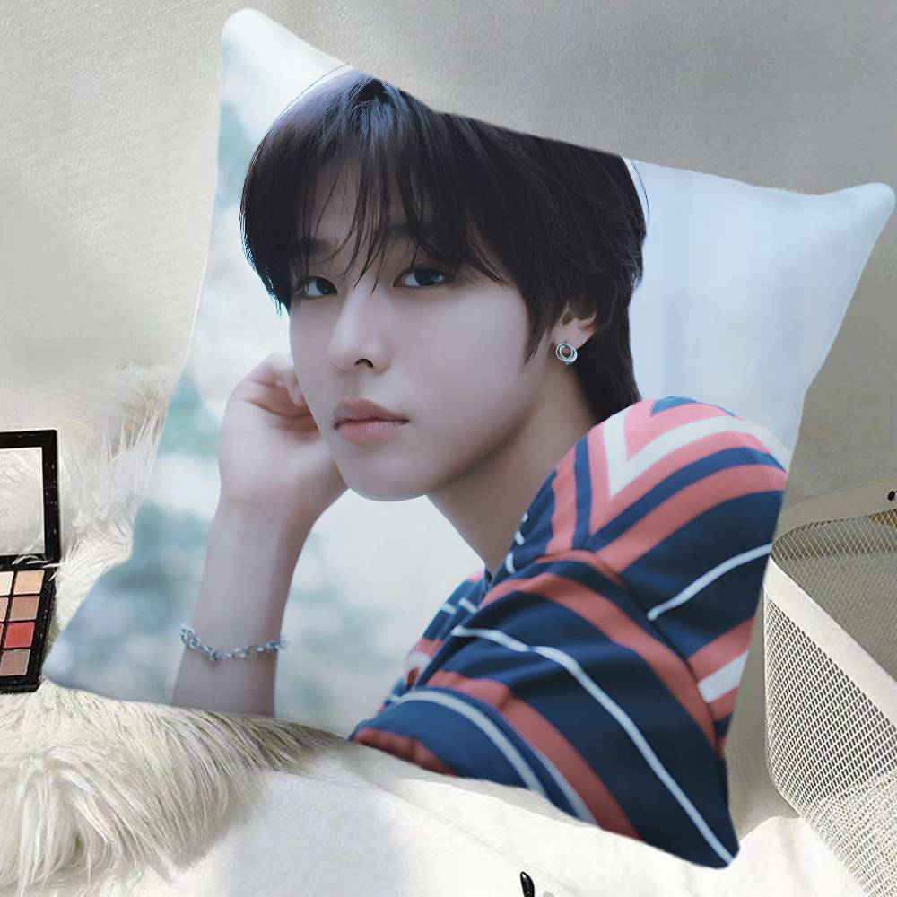 Riku Nct Wish Pillow Case Square Pillow Bedroom Sofa Leisure Comfort Cushion Car Home Decoration