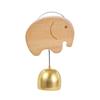 Brass Collision Bell Wooden Door Bell Delightful Sound Decorative Shopkeepers Windbell Easy Installation Suction Cup