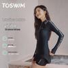 Женский купальник TOSWIM с длинным рукавом и разрезом