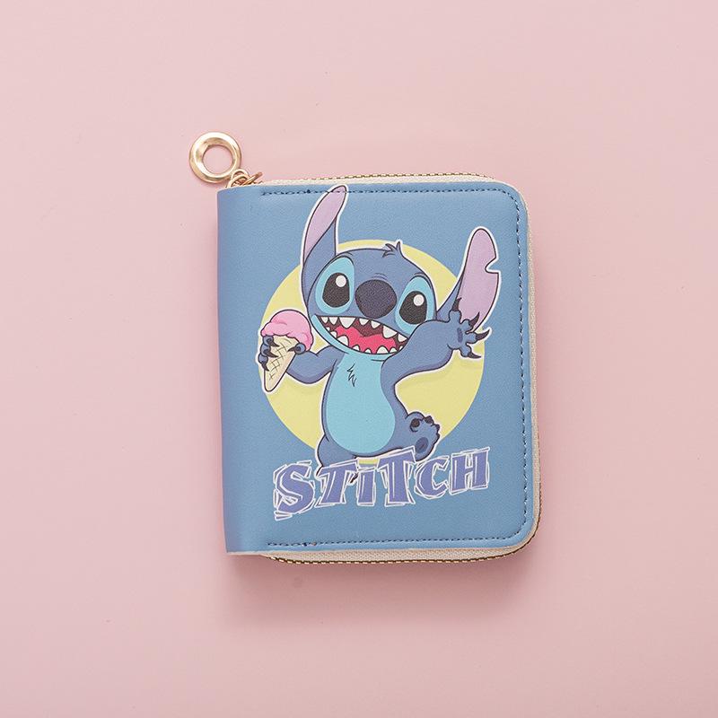 2024 Men's Cartoon Zipper Wallet: Compact Coin Purse & Card Holder