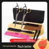 Black Gold Hairdressing Scissors & Thinning Shears for Women's At-Home Haircuts