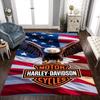 Harleydavidson Area Rug Perfect For Foyer Game Room Dormitory Entryway Antislip Carpet Office Home Decor Perfect Gift For Valentine'S Wedding Birthday