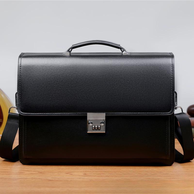 Портативная мужская компьютерная сумка с несколькими отделениями, запирающаяся на пароль, водонепроницаемая, вместительная, износостойкая, продвинутая, кроссбоди