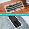 Practical Magnetic Floor Vent Cover Mesh Stronger Magnet Floor Ventilation Dust Net  Air Vent